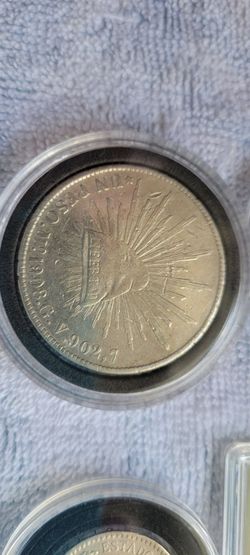 1908 Libertad Cap & Rays – .903 Fine – Mexico Mint
