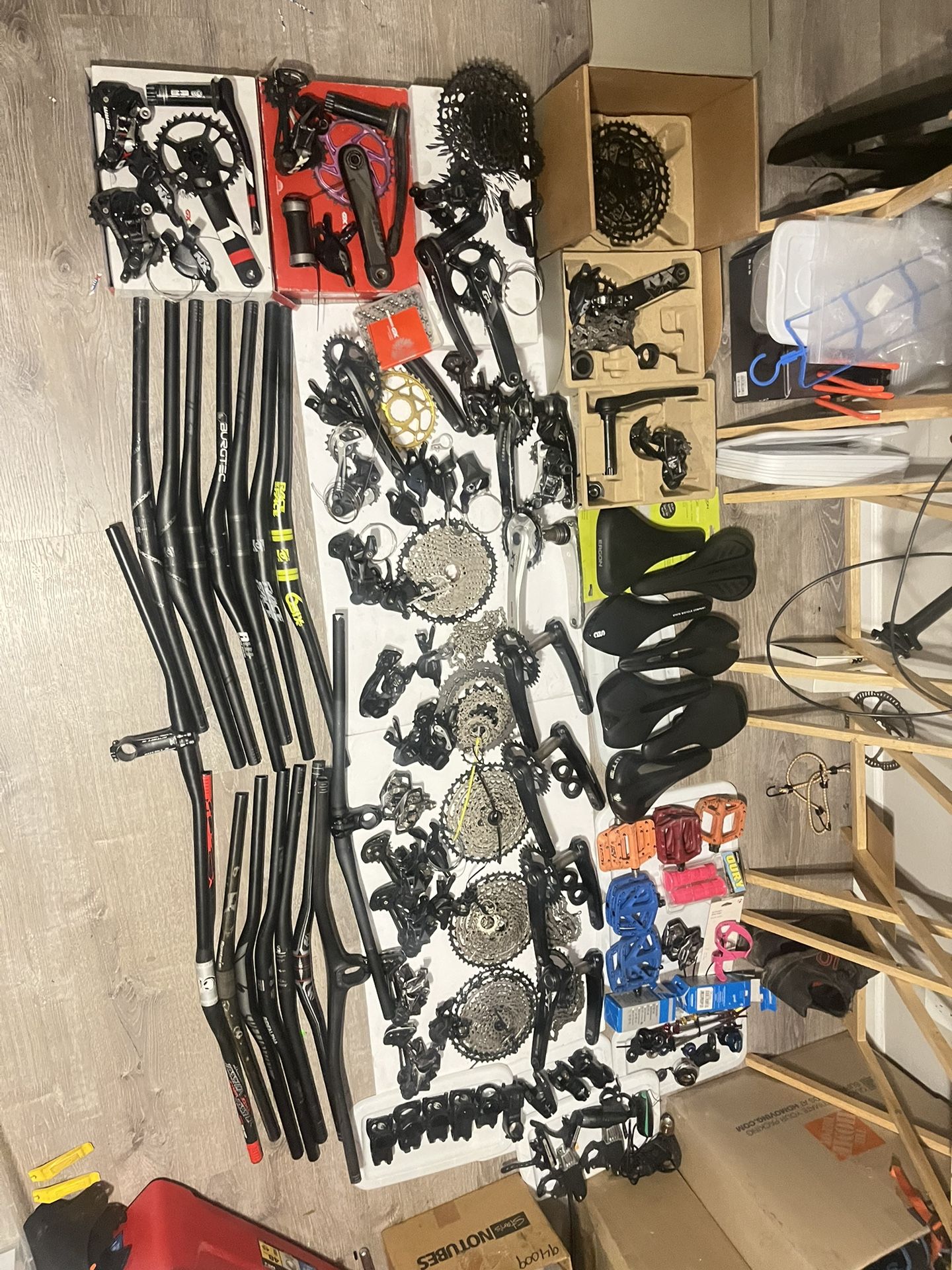 Mountain Bike Parts Clean out