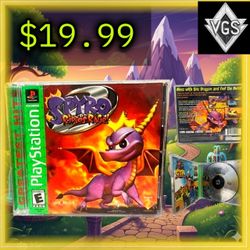 Spyro 2: Ripto's Rage (Sony PlayStation 1, 1999 PS1) 