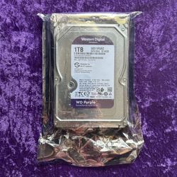 1TB WD Purple Hard Drive
