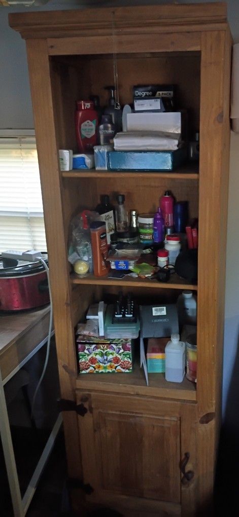 2 Identical Shelves With Bottom Drawer Storage
