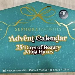 2024 Sephora Advent Calendar - 25 Days of Beauty Must Haves *Limited Edition