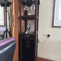 Wine Rack, Shelves, Small Drawer 