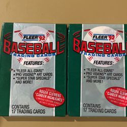Fleer 92 Baseball Pack 