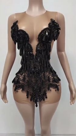 Our Newest Lavish Style Dress Rhinestones/Crystal Ornaments 