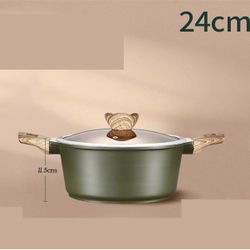 Medical stone non-stick soup pot and frying pan