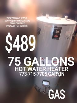 75 gallon Water heater