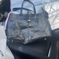 Stella And Max Black And Gold Tote Shoulder Bag 