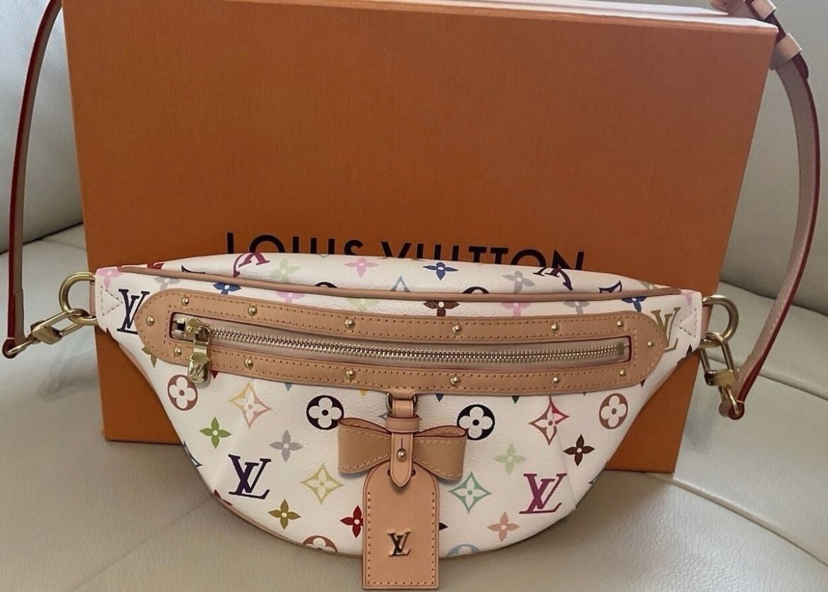 LOUIS VUITTON. LV x TM High Rise Bum Bag Louis Vuitton Murakami Multicolor