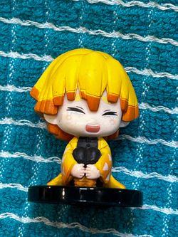 New Bandai Zenitsu Agatsuma figure of Demon Slayer: Kimetsu no Yaiba Suwarasetai