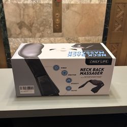 Neck And Back Massager By Shiatsu 