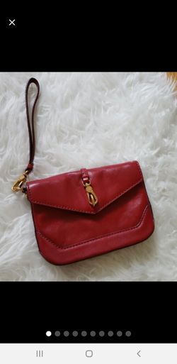 Marc Jacobs leather wristlet/mini clutch