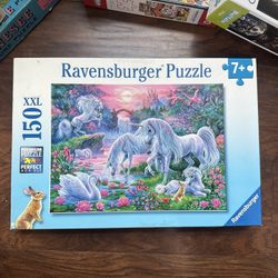 Unicorns in Sunset Glow Puzzle 