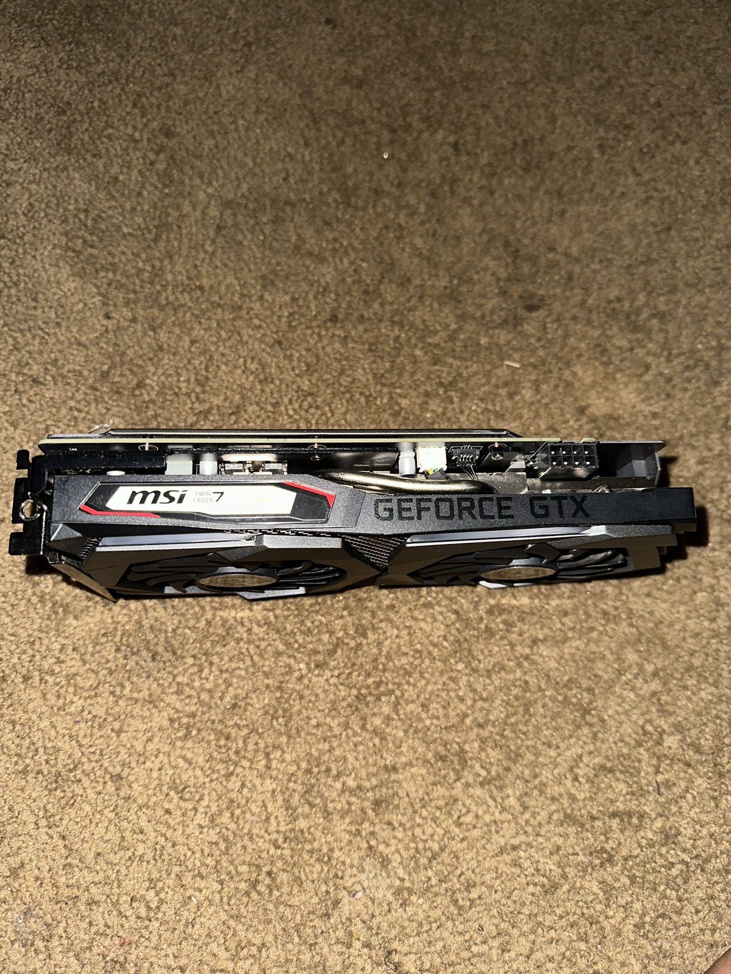 Msi 1660 GeForce Graphics Card Overclocked