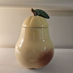 Vintage Pear Jar Cookie Jar Van Nuys Pickup Firm Price