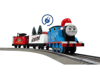 Lionel O-Gauge Thomas & Friends 6-85324 Christmas Freight Lionchief Set With Bluetooth + Bonus Christmas Annie and Clarabel