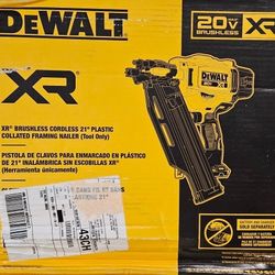 Dewalt 20-Volt 21° Cordless Framing Nailer (Tool-Only)