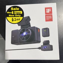 E3 3 Channel 2.7K Dash Cam for Cars, Dash Camera with IR Night Vision, Voice Control, Parking Mode(E3 Add CPL,256G1)