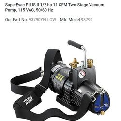 Yellow Jacket Super2 Stage Vacuum Pump