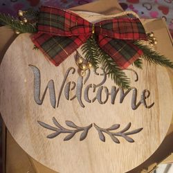 NEW Welcome sign with light