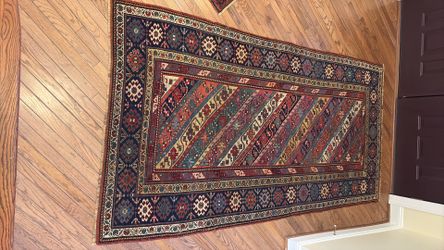 1870’s Antique Caucasian Kazak Rug 4x9