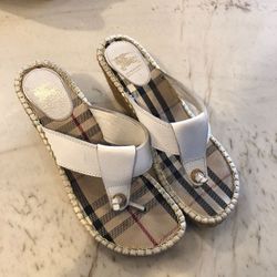 Gorgeous Burberry wedges