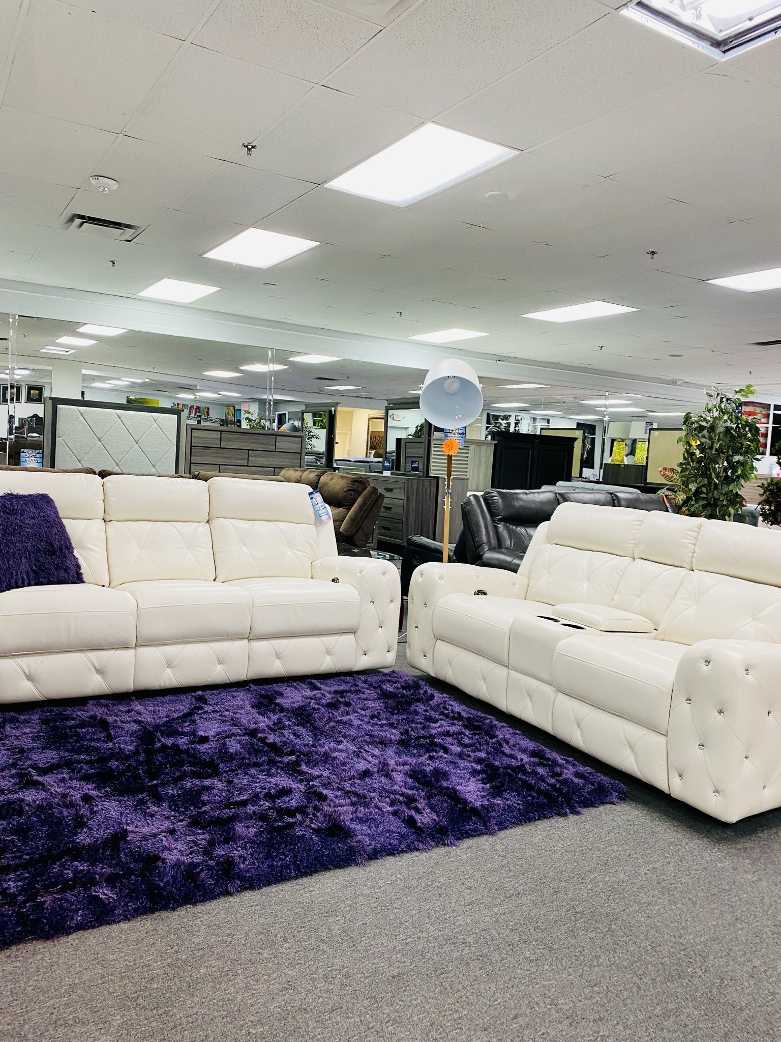 Power Recliner 2piece Sofa And Loveseat With USB Ports ONLY $1699 🥳🥳