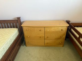6-Drawer Wood Dresser