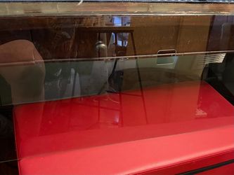 FISH TANK OR REPTILE TANK - CLEAR TEMPERED GLASS -BRAND NEW IN BOX W/FEEDING CUT OUT