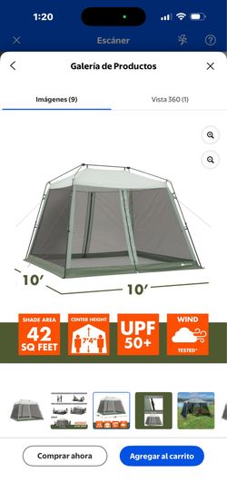 Ozark Tral 10x10 Instant Screen House with Double Cube
