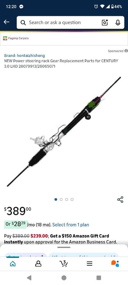 NEW Power steering rack Gear Replacement Parts (contact info removed)1 for CENTURY 3.0 LHD (contact info removed)3/(contact info removed)1