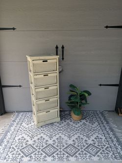 Wicker front cabinet