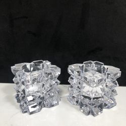 House Decor Crystal Candle Holders