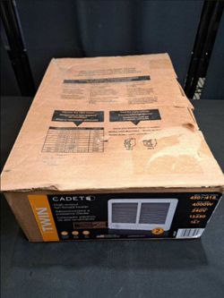 Cadet Com-Pak Twin Electric Wall Heater Complete Unit
