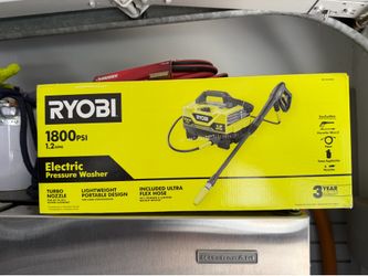 Ryobi 1800 psi electric pressure washer