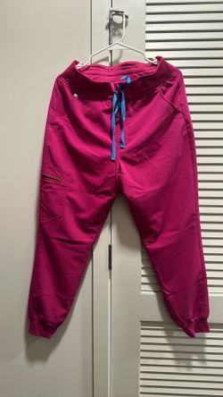 Figs Raspberry Jogger Scrub Pants (M)