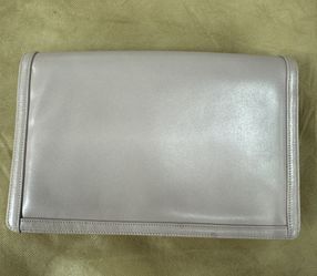 Amalfi Flat Slim Line Pocket White Wallet (Sleek and Minimalist Design)