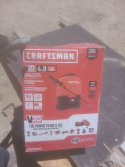 Craftsman 20 volt 4.0 gallons power sprayer