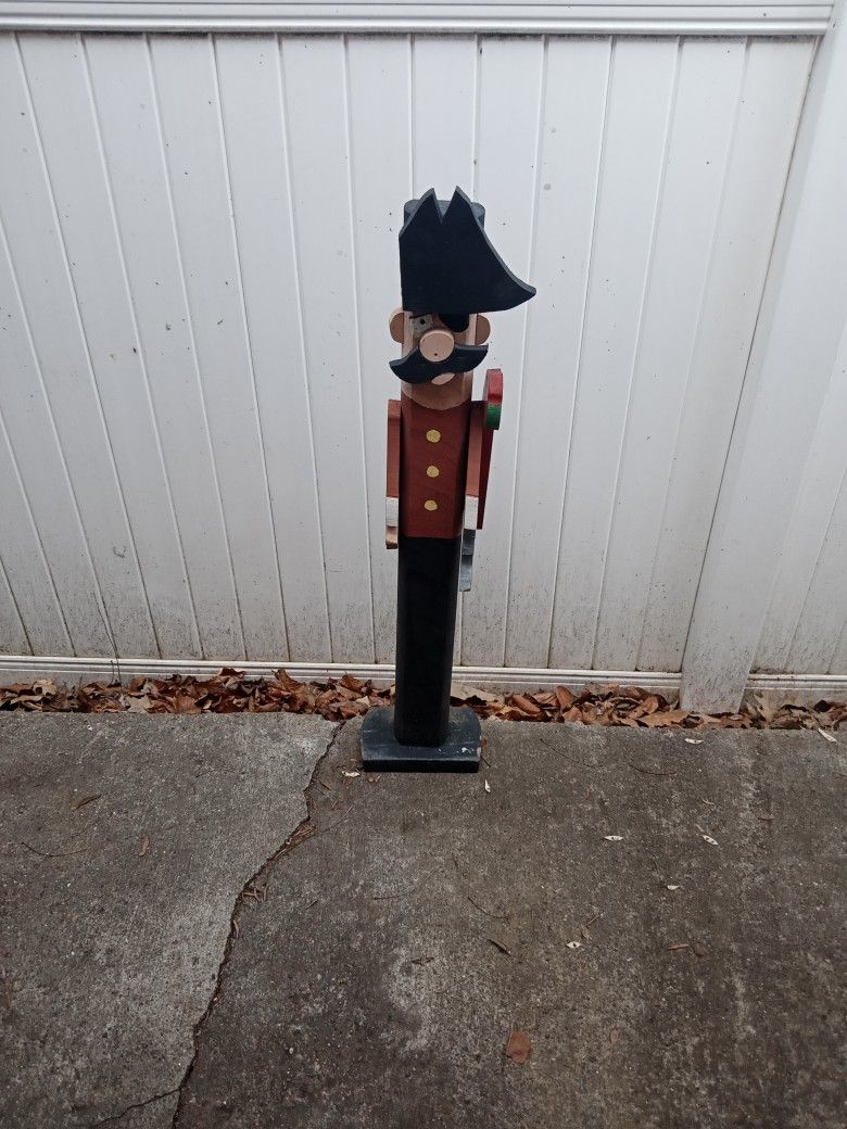 Pirate Outdoor Wooden Yard Decoration Hand Made Hand Painted