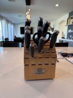 Calphalon Knife Set with Wood Block