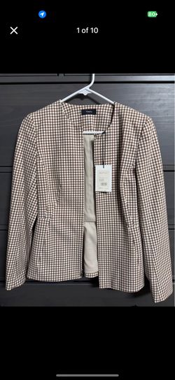 NEW Theory Sculpture Full Zip Blazer Jacket size 2 