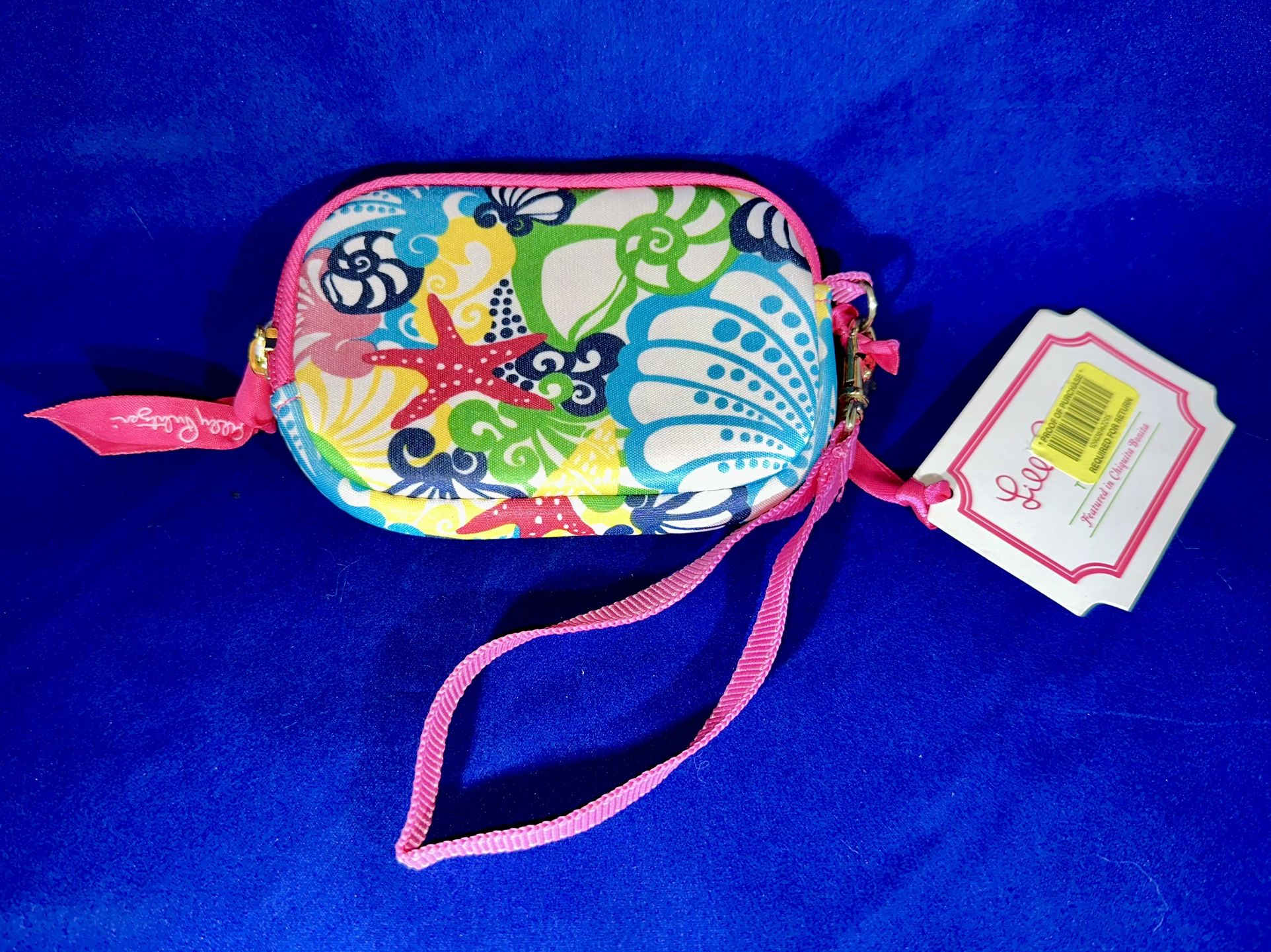 New with Tags Lilly Pulitzer Neoprene Tech Case/Wristlet in Chiquita Bonita
