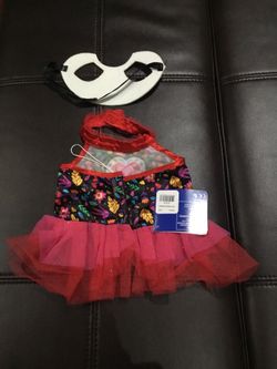 Build A Bear Dia De Las Muertos Halloween Costume New With Tags