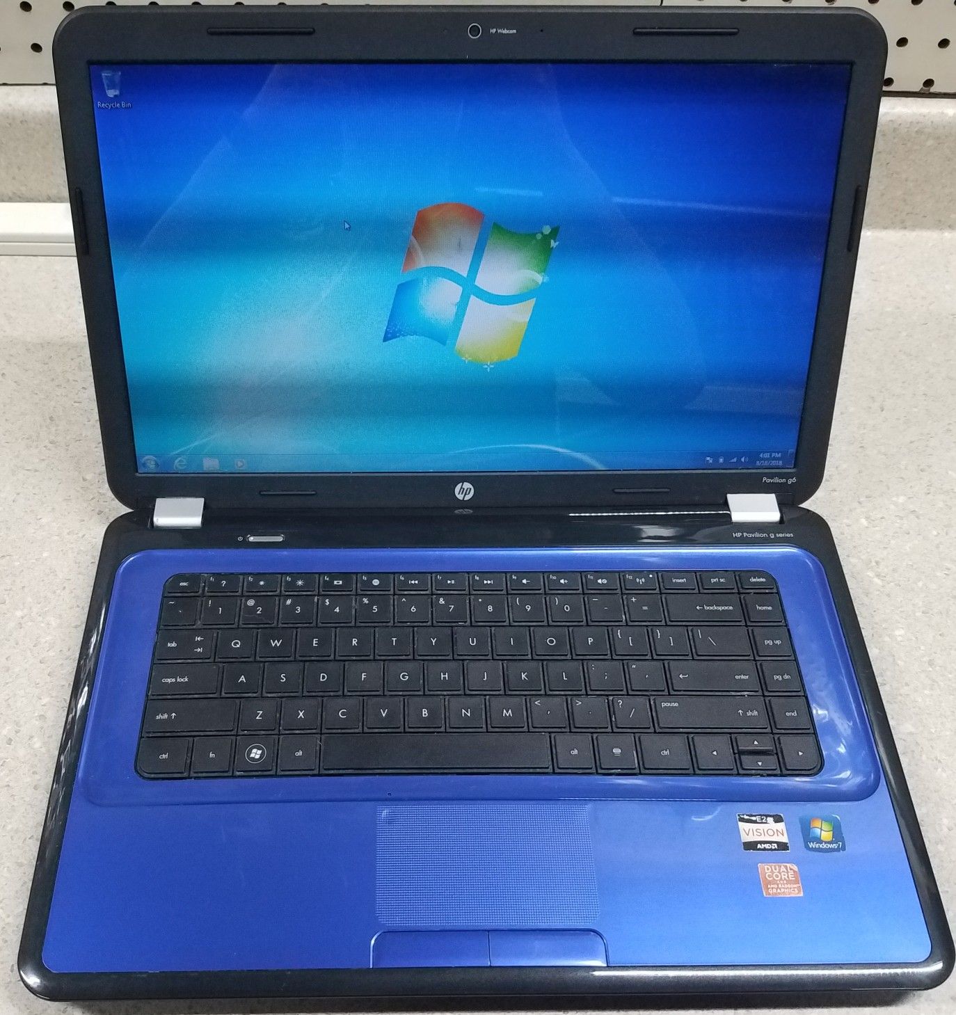 hp laptops pavilion g series