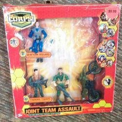 The Corps Joint Team Assault Action Figures (2 Missing)