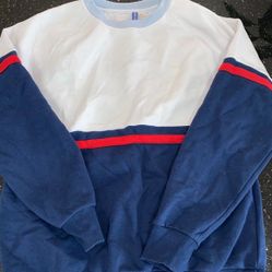 Men’s sweatshirt red white and blue color 