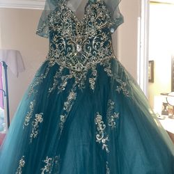 Emerald Green Quince Dress