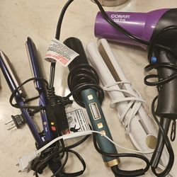 Straighten Hair And Blow Dry Hair 