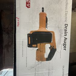 Green Cordless Drain Auger 