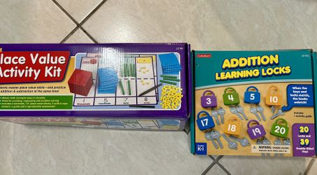 Place Value Learning Kit And Addition Families; Please Take Both—Like New!
